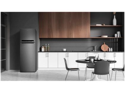 Geladeira/Refrigerador Midea Frost Free Duplex Inox 394L MDRT533EVD461 Bivolt