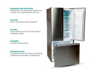 Geladeira/Refrigerador Philco Frost Free French Door 523L PRF53A Bivolt